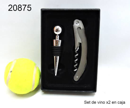 Imagen de SET DE VINO X2 CAJA SIN VISOR 2.25